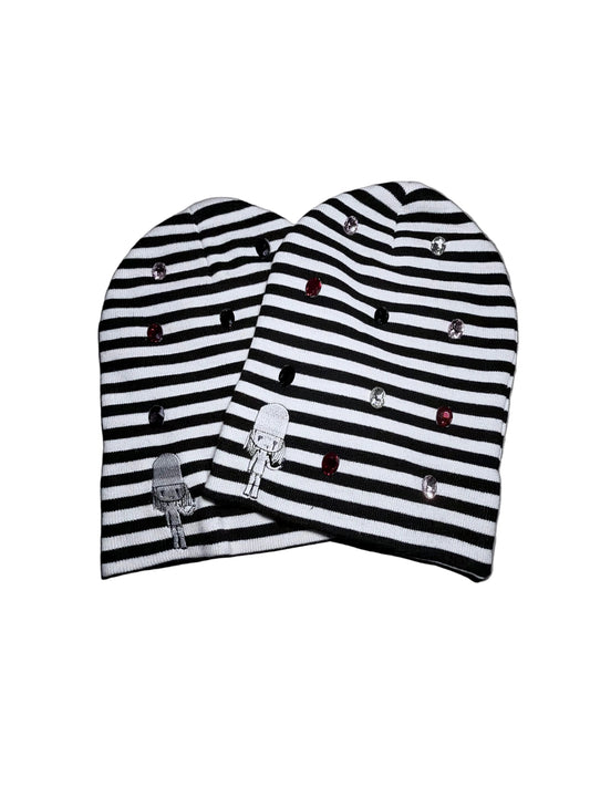 STRIPPED BEANIE